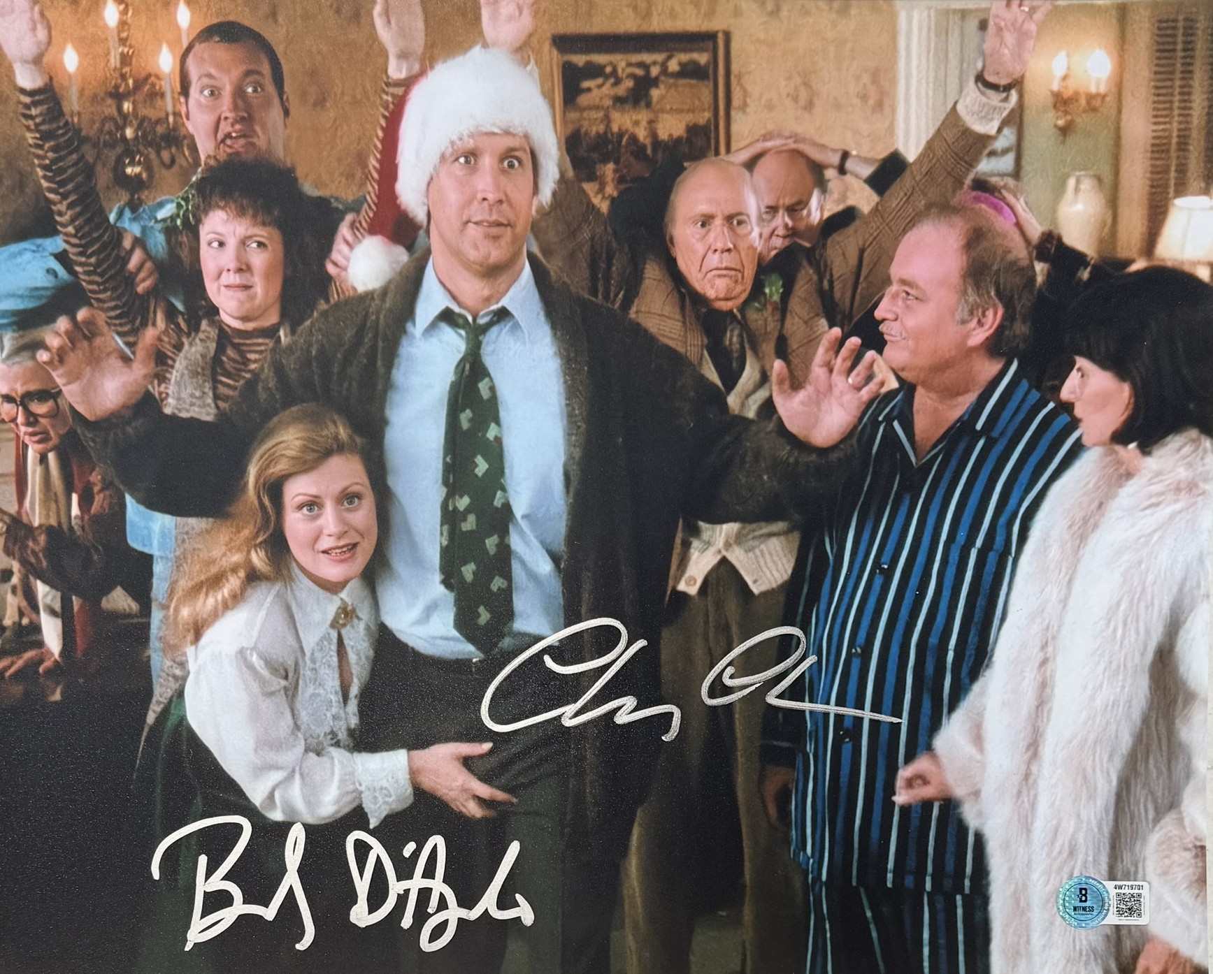 Chevy Chase Beverly D'Angelo Signed Chistmas Vacation 11x14 Photo Beckett 57159 1 Chevy Chase Beverly D'Angelo Signed Chistmas Vacation 11x14 Photo Beckett 57159