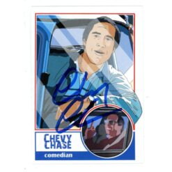Chevy Chase Autographed/Signed Comedian Trading Card Beckett WIT 58272