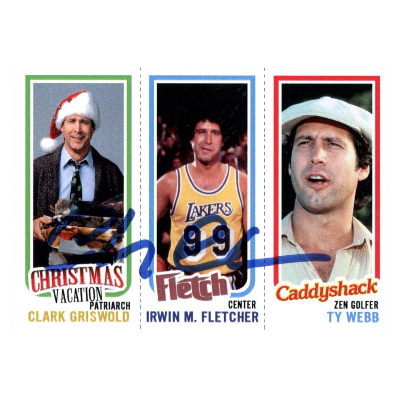Chevy Chase Autographed/Signed Caddy Shack Trading Card Beckett WIT 58273