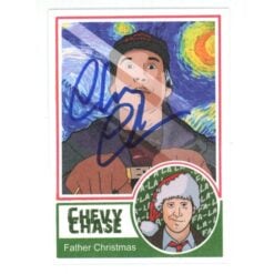 Chevy Chase Autographed/Signed Christmas Vacation Trading Card Beckett WIT 58271