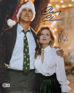 Chevy Chase Beverly D'Angelo Signed Chistmas Vacation 11x14 Photo Beckett 57158