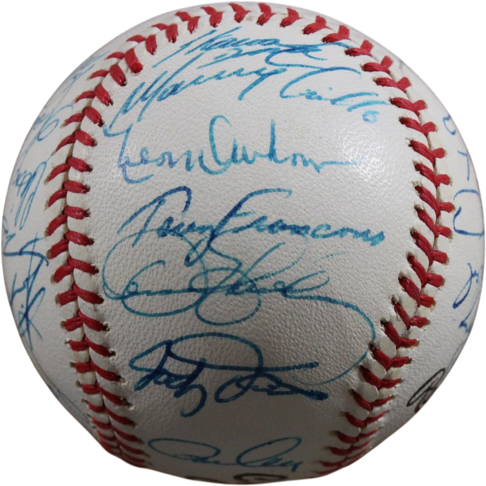 Chicago Cubs 1986 Team Sandberg Eckersley +23 Sigs Signed Baseball Beckett 56280 7 Chicago Cubs 1986 Team Sandberg Eckersley +23 Sigs Signed Baseball Beckett 56280