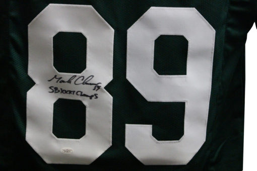 Mark Chmura Autographed Pro Style Green XL Jersey SB XXXI Champs JSA 10864