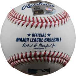 Jackson Chourio Autographed Milwaukee Brewers OML Baseball Beckett 56307