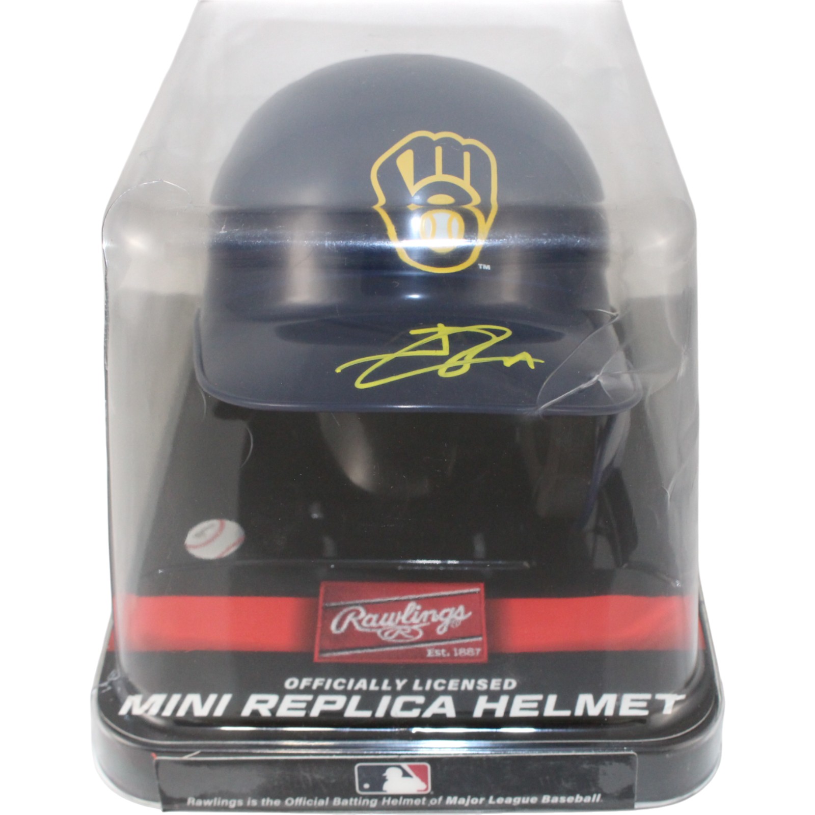 Jackson Chourio Signed Milwaukee Brewers Rawlings Mini Helmet Fanatics 53693 4 Jackson Chourio Signed Milwaukee Brewers Rawlings Mini Helmet Fanatics 53693