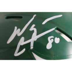Wayne Chrebet Autographed New York Jets TB Mini Helmet Beckett Witness 50262