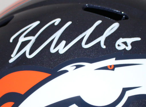 Bradley Chubb Autographed/Signed Denver Broncos Speed Replica Helmet BAS 24811