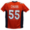Bradley Chubb Autographed/Signed Pro Style Orange XL Jersey BAS 25105