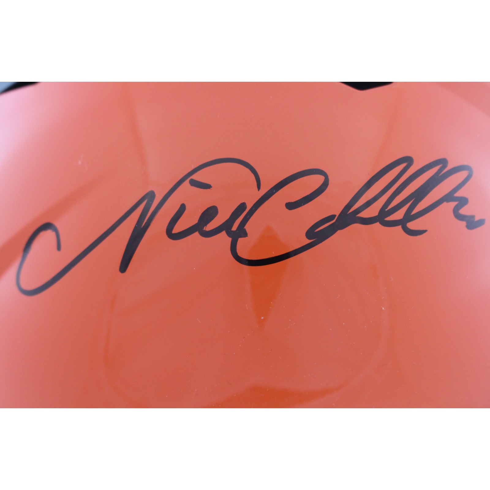 Nick Chubb Autographed/Signed Cleveland Browns F/S Helmet Beckett Witness 49796