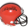 Nick Chubb Autographed/Signed Cleveland Browns VSR4 Mini Helmet BAS 32365