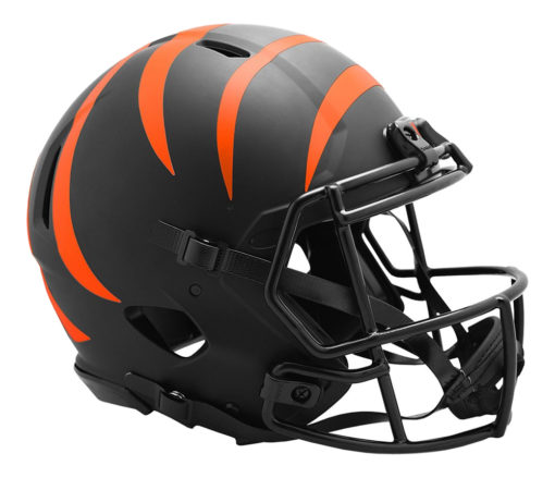 Cincinnati Bengals Full Size Eclipse Speed Authentic Helmet New In Box 26739