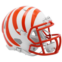 Cincinnati Bengals White Matte Speed Mini Helmet New In Box 25494