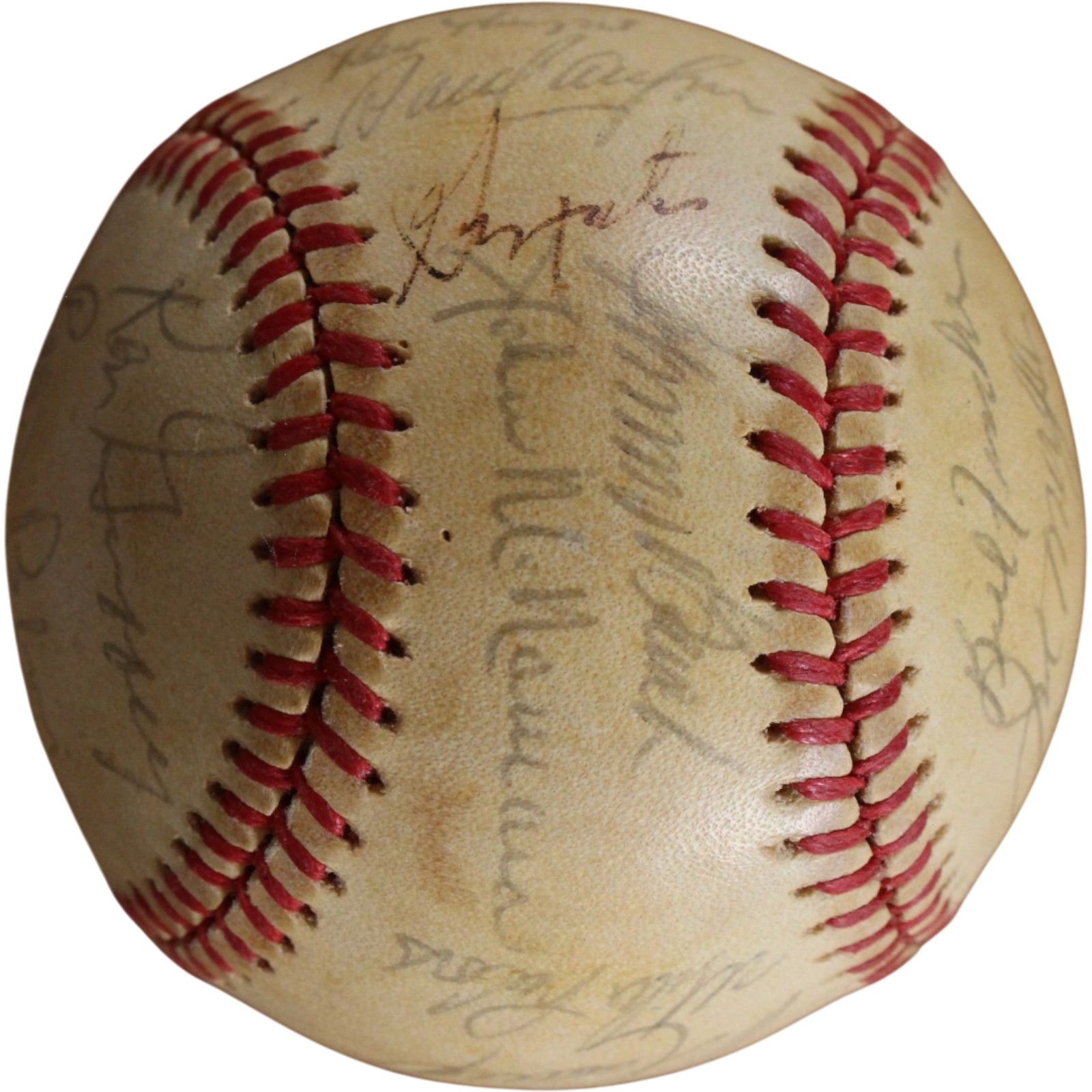 Cincinnati Reds 1981 Team Bench Morgan +24 Sigs Signed NL Baseball Beckett 56278