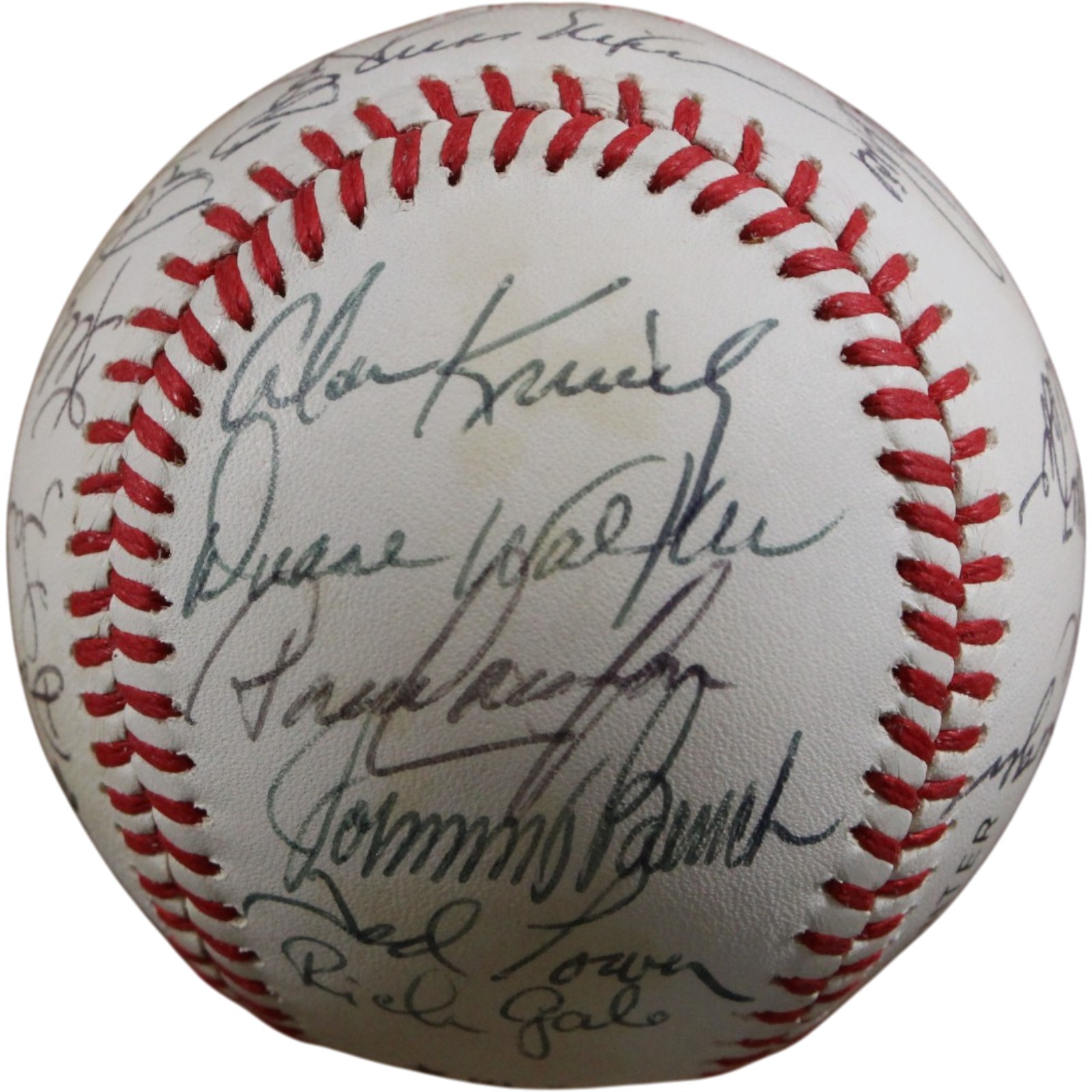 Cincinnati Reds 1983 Team Bench Soto + 22 Sigs Signed NL Baseball Beckett 56276 3 Cincinnati Reds 1983 Team Bench Soto + 22 Sigs Signed NL Baseball Beckett 56276