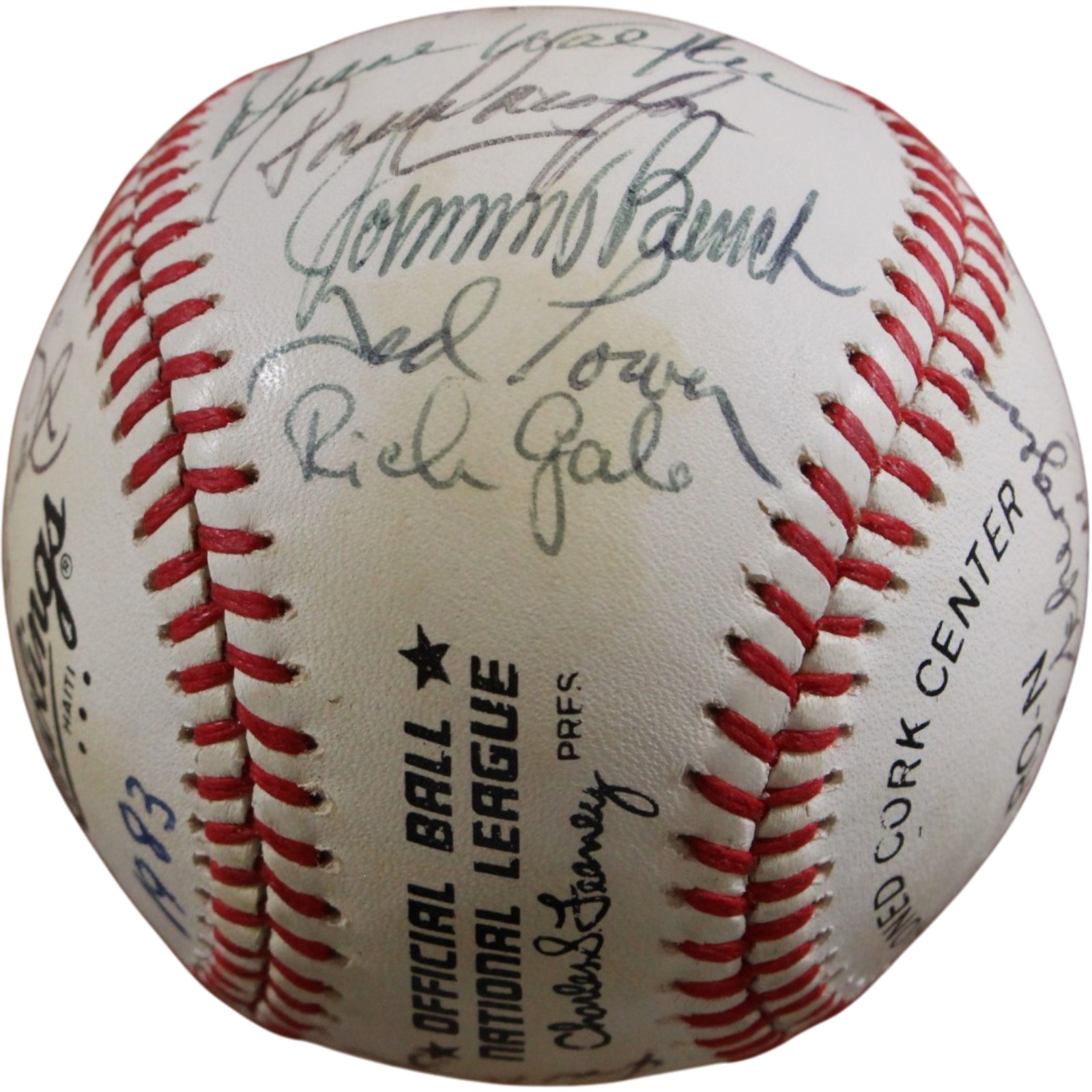 Cincinnati Reds 1983 Team Bench Soto + 22 Sigs Signed NL Baseball Beckett 56276 4 Cincinnati Reds 1983 Team Bench Soto + 22 Sigs Signed NL Baseball Beckett 56276
