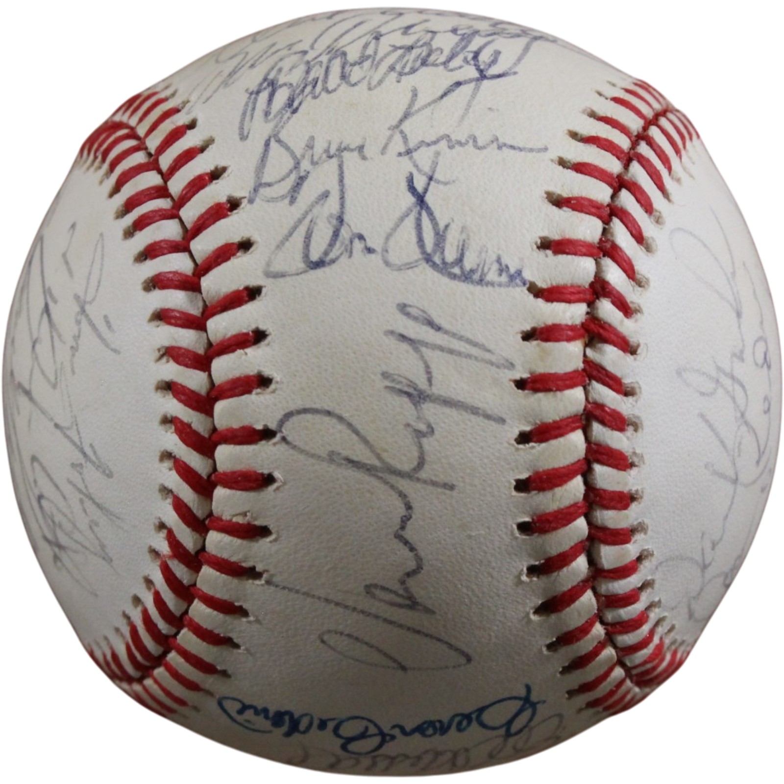 Cincinnati Reds 1984 Team Perez Parker +25 Sigs Signed NL Baseball Beckett 56277
