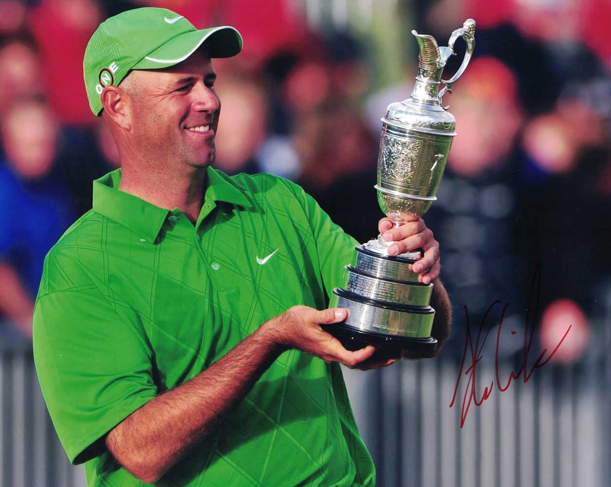 Stewart Cink Autographed/Signed PGA Tour Golf 8x10 Photo 30283