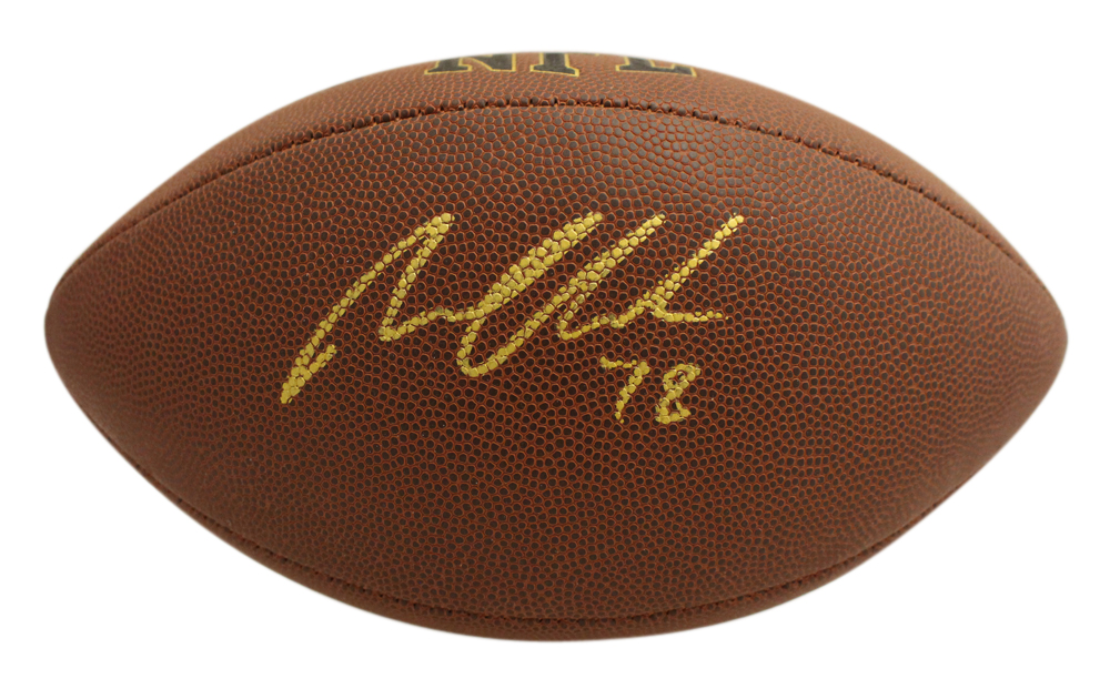 Ryan Clady Autographed/Signed Denver Broncos Super Grip Football Beckett