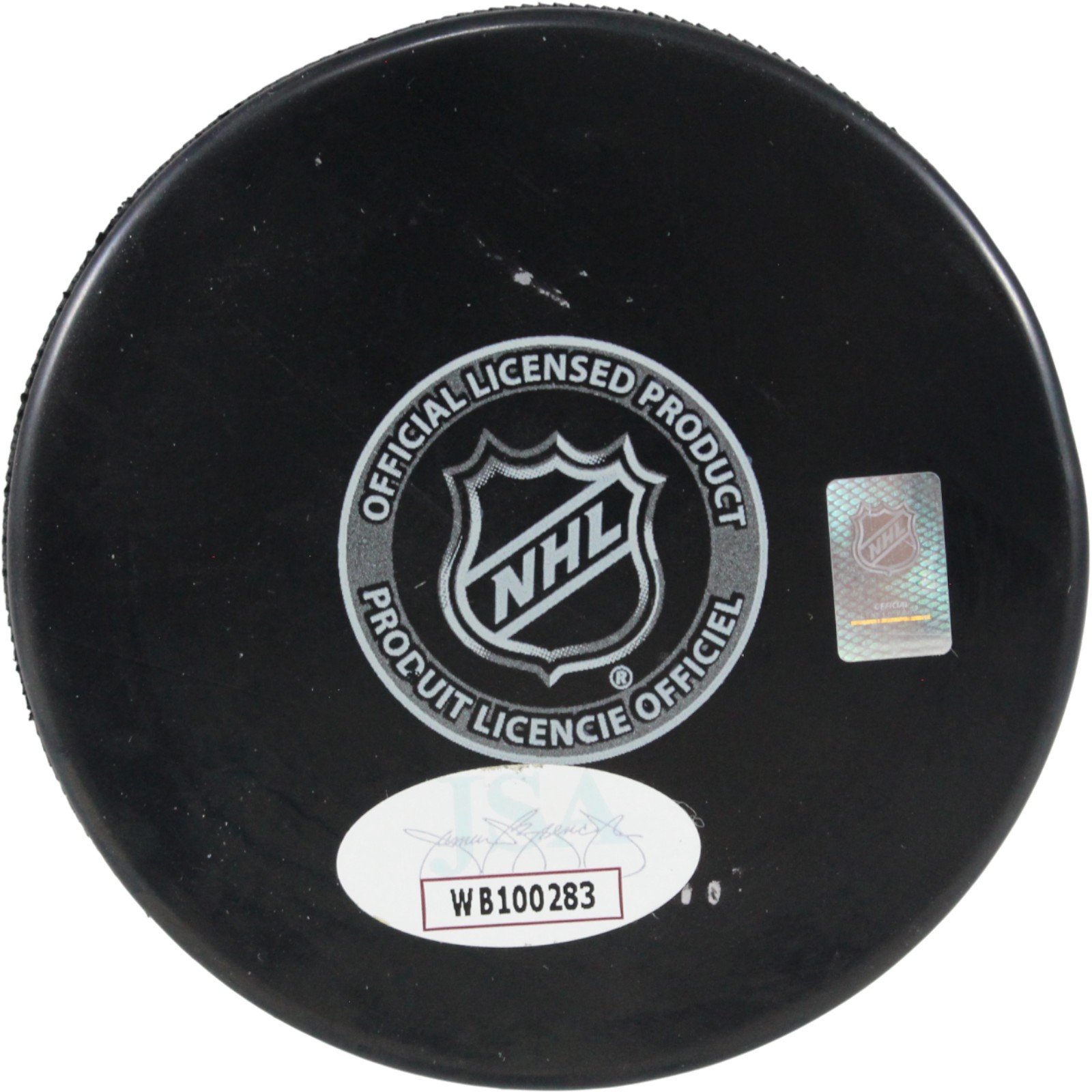 Wendel Clark Autographed Toronto Maple Leafs Logo Puck 1st Pick 85 JSA 53990 2 Wendel Clark Autographed Toronto Maple Leafs Logo Puck 1st Pick 85 JSA 53990