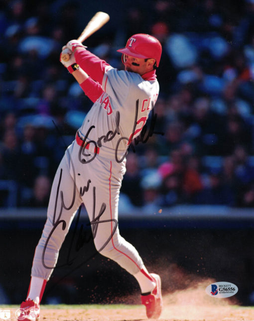 Will Clark Autographed/Signed Texas Rangers 8x10 Photo Good Luck BAS 27106 PF