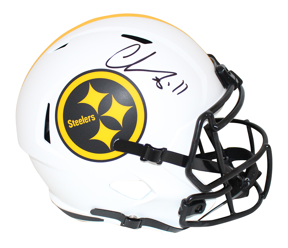 Chase Claypool Autographed Pittsburgh Steelers F/S Lunar Helmet BAS