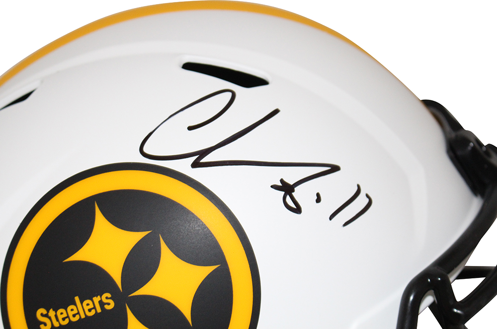 Chase Claypool Autographed Pittsburgh Steelers F/S Lunar Helmet BAS