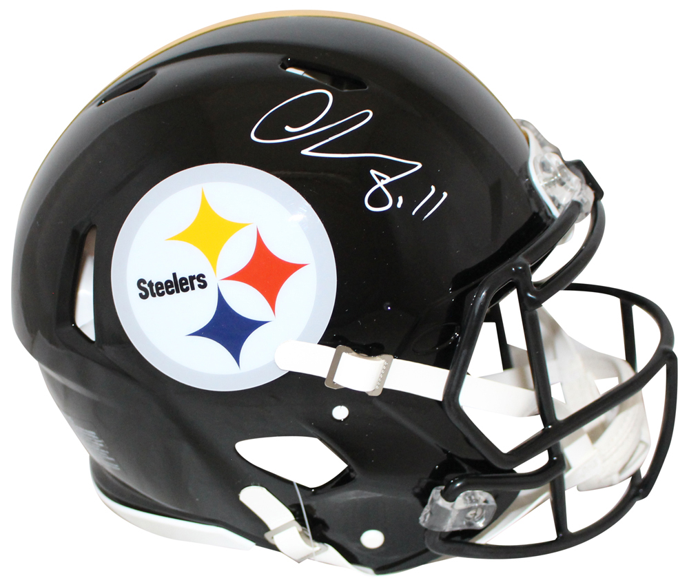 Chase Claypool Autographed Pittsburgh Steelers Authentic Speed Helmet BAS 32385