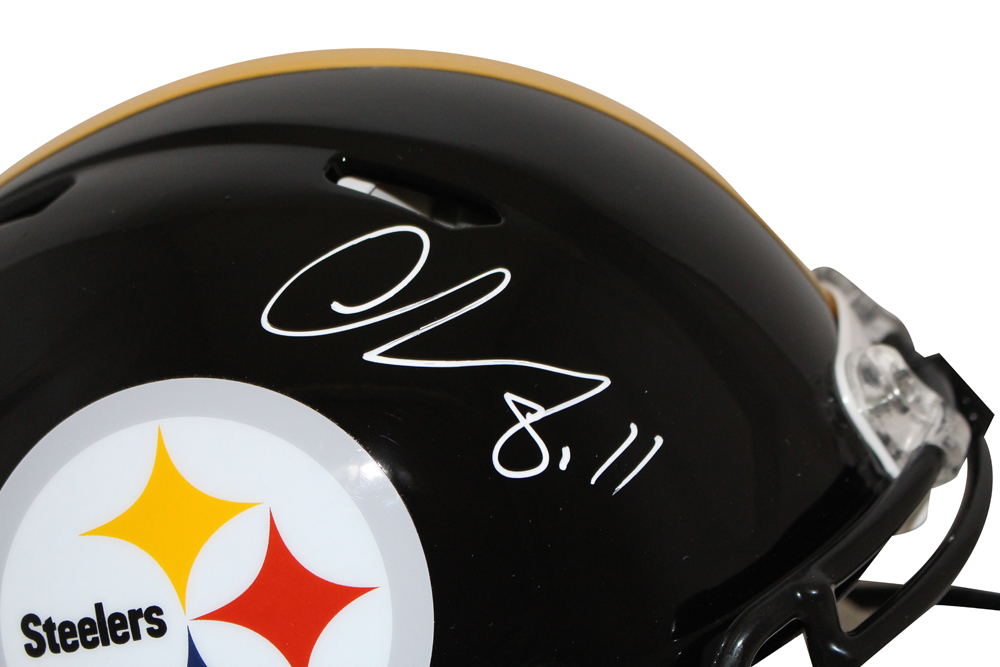 Chase Claypool Autographed Pittsburgh Steelers Authentic Speed Helmet BAS 32385