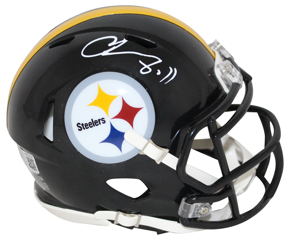 Chase Claypool Autographed Pittsburgh Steelers Speed Mini Helmet BAS 32380