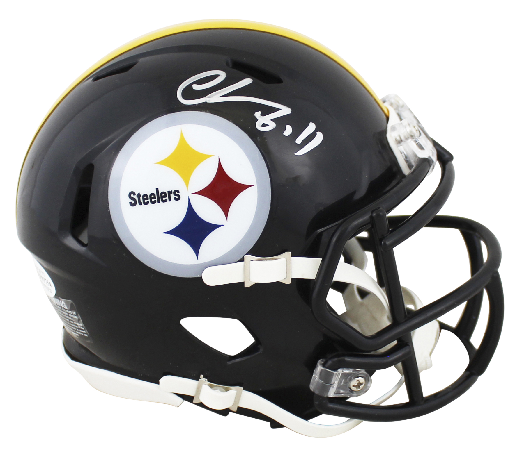 Chase Claypool Autographed Pittsburgh Steelers Speed Mini Helmet Beckett