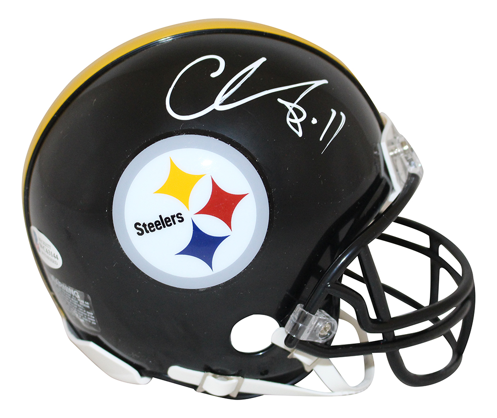 Chase Claypool Autographed/Signed Pittsburgh Steelers Mini Helmet BAS 28315