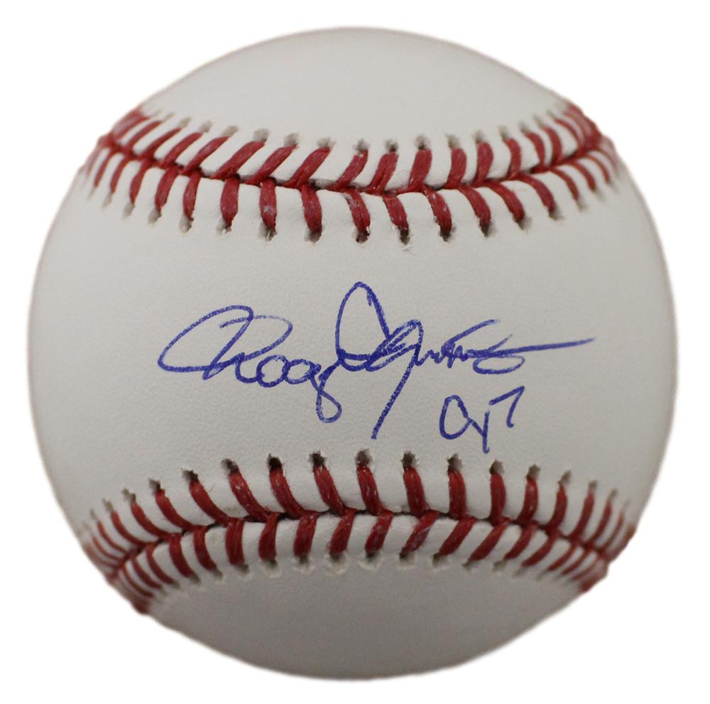 Roger Clemens Autographed/Signed Boston Red Sox OML Baseball CY 7 JSA 11880