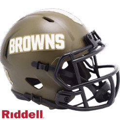 Cleveland Browns Riddell New In Box 2022 Salute to Service Mini Helmet 35135