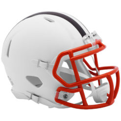 Cleveland Browns White Matte Speed Mini Helmet New In Box 25495