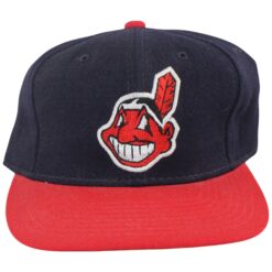 Cleveland Indians Vintage Blue Sports Specialites Snapback Hat 56033