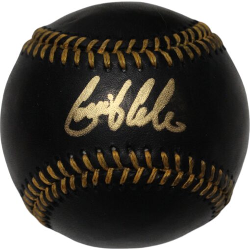 Gerritt Cole Autographed New York Yankees OML Black Baseball FAN 46771