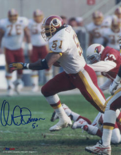Monte Coleman Autographed Washington Redskins 8x10 Photo 27810
