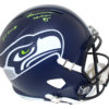 LJ Collier Autographed Seattle Seahawks Speed Replica Helmet Go Hawks JSA 24893