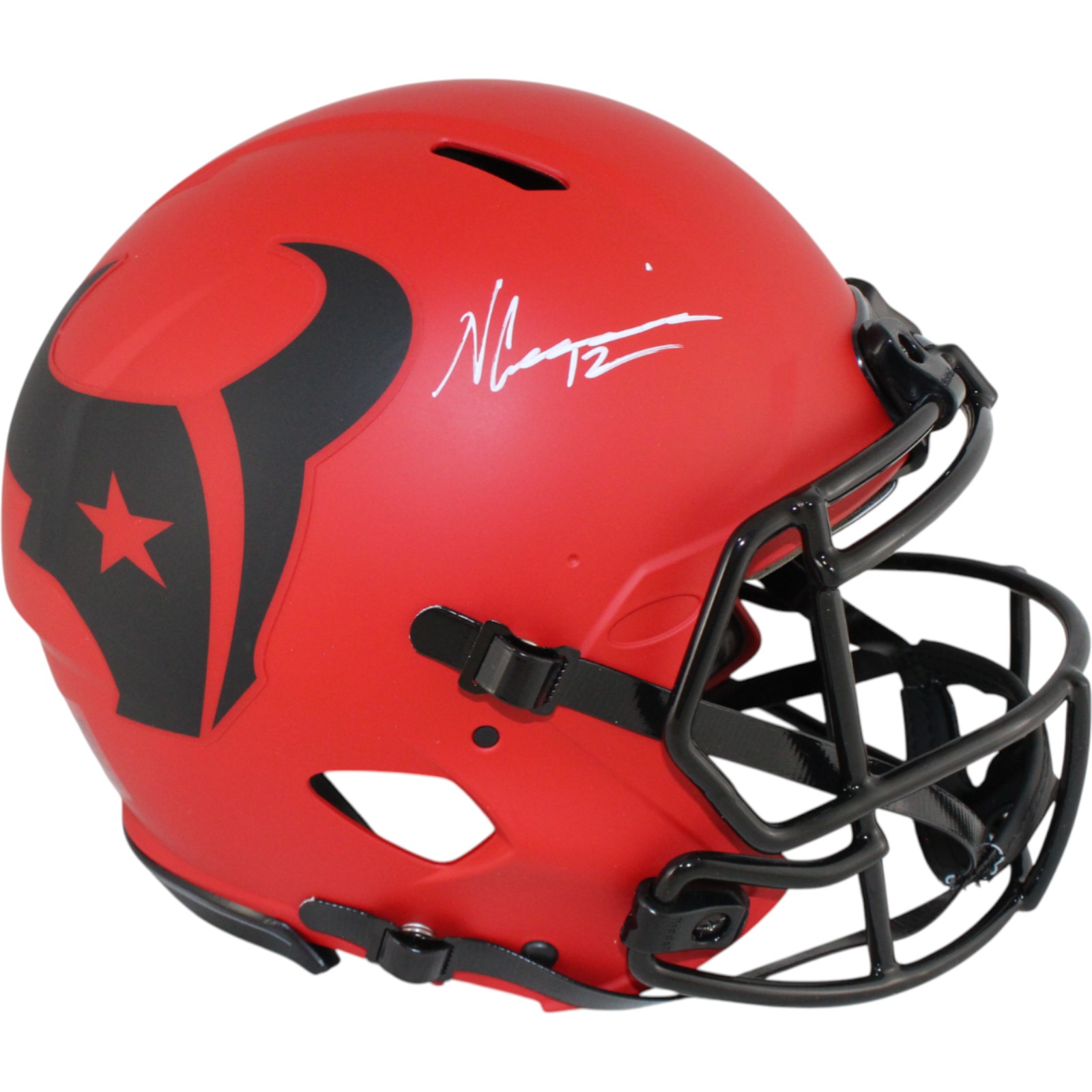 Nico Collins Signed Houston Texans Authentic Rave Helmet Beckett Witness 51682 1 Nico Collins Signed Houston Texans Authentic Rave Helmet Beckett Witness 51682