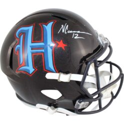 Nico Collins Autographed Houston Texans F/S 24 Alt Helmet Beckett Witness 51683