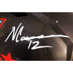 Nico Collins Autographed Houston Texans F/S 24 Alt Helmet Beckett Witness 51683