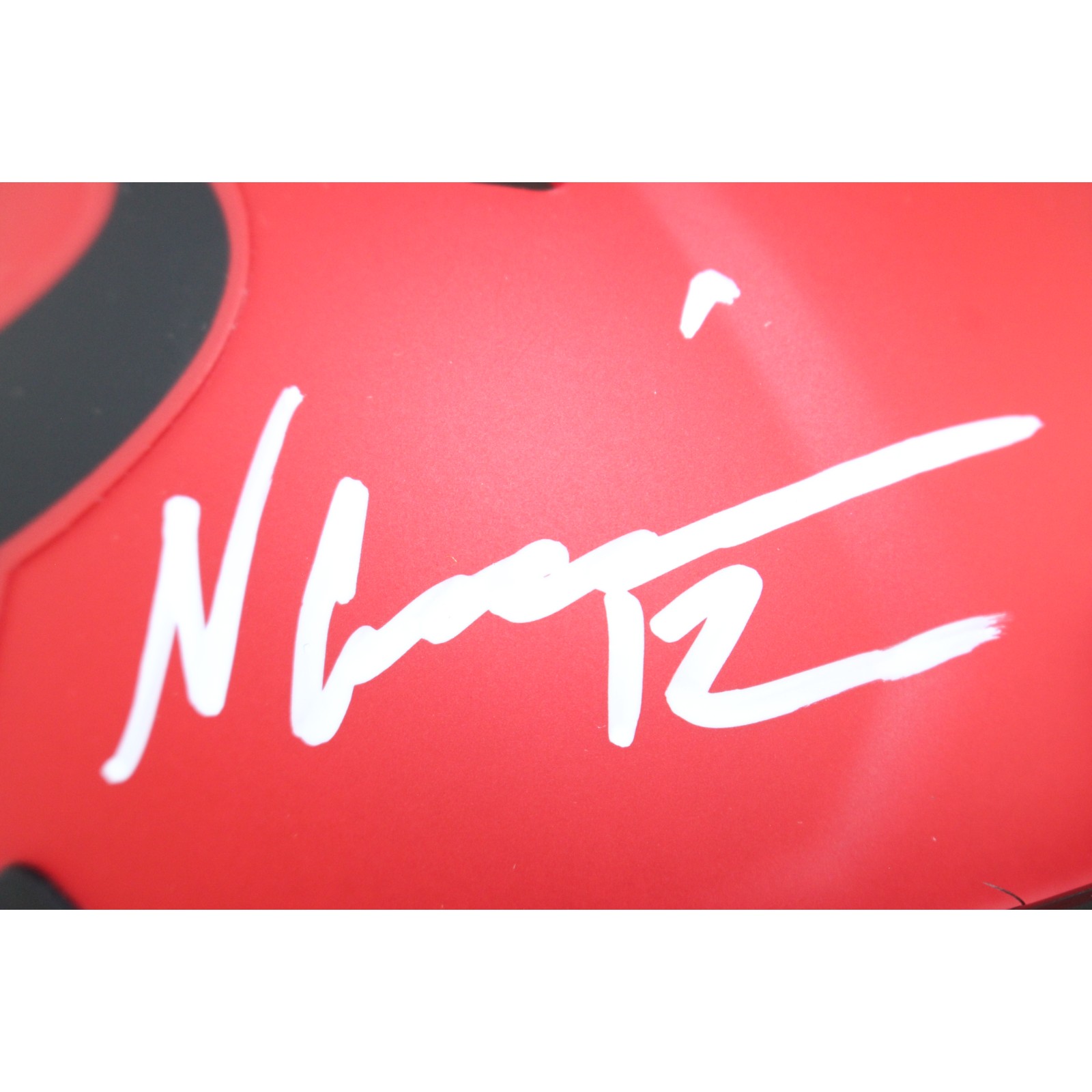 Nico Collins Autographed Houston Texans Rave Mini Helmet Beckett Witness 51714 2 Nico Collins Autographed Houston Texans Rave Mini Helmet Beckett Witness 51714