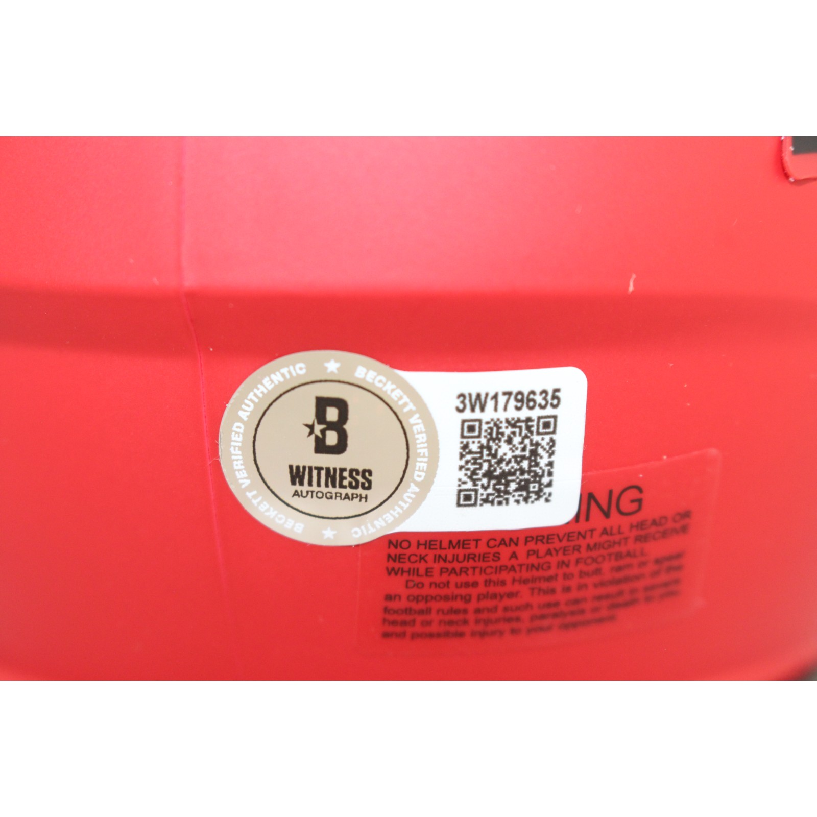 Nico Collins Autographed Houston Texans Rave Mini Helmet Beckett Witness 51714 4 Nico Collins Autographed Houston Texans Rave Mini Helmet Beckett Witness 51714