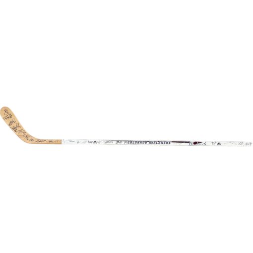 Colorado Avalanche '16-'17 Team Signed Hockey Stick Beckett 45955