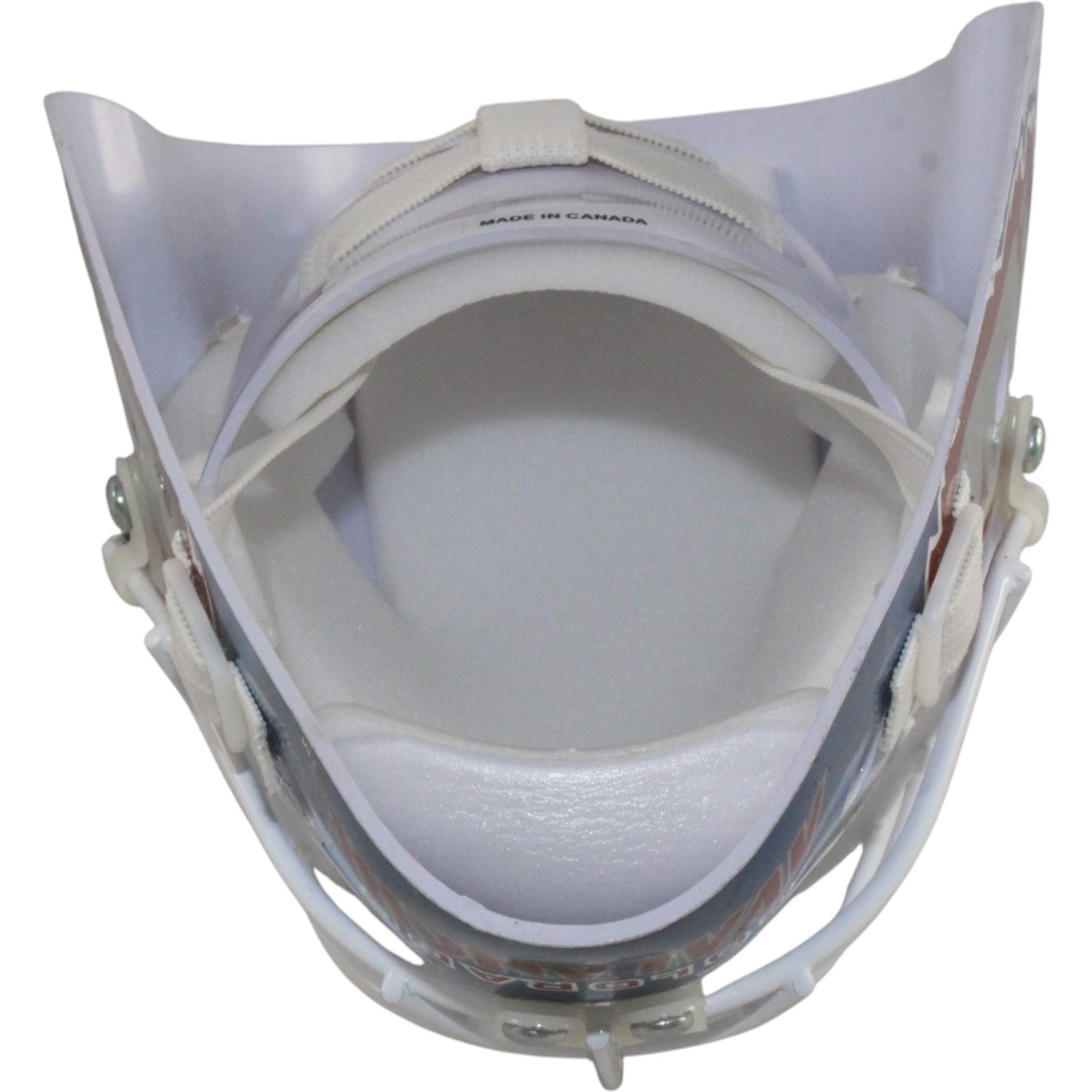 Colorado Avalanche Hockey Mini Goalie Mask White 57496 5 Colorado Avalanche Hockey Mini Goalie Mask White 57496