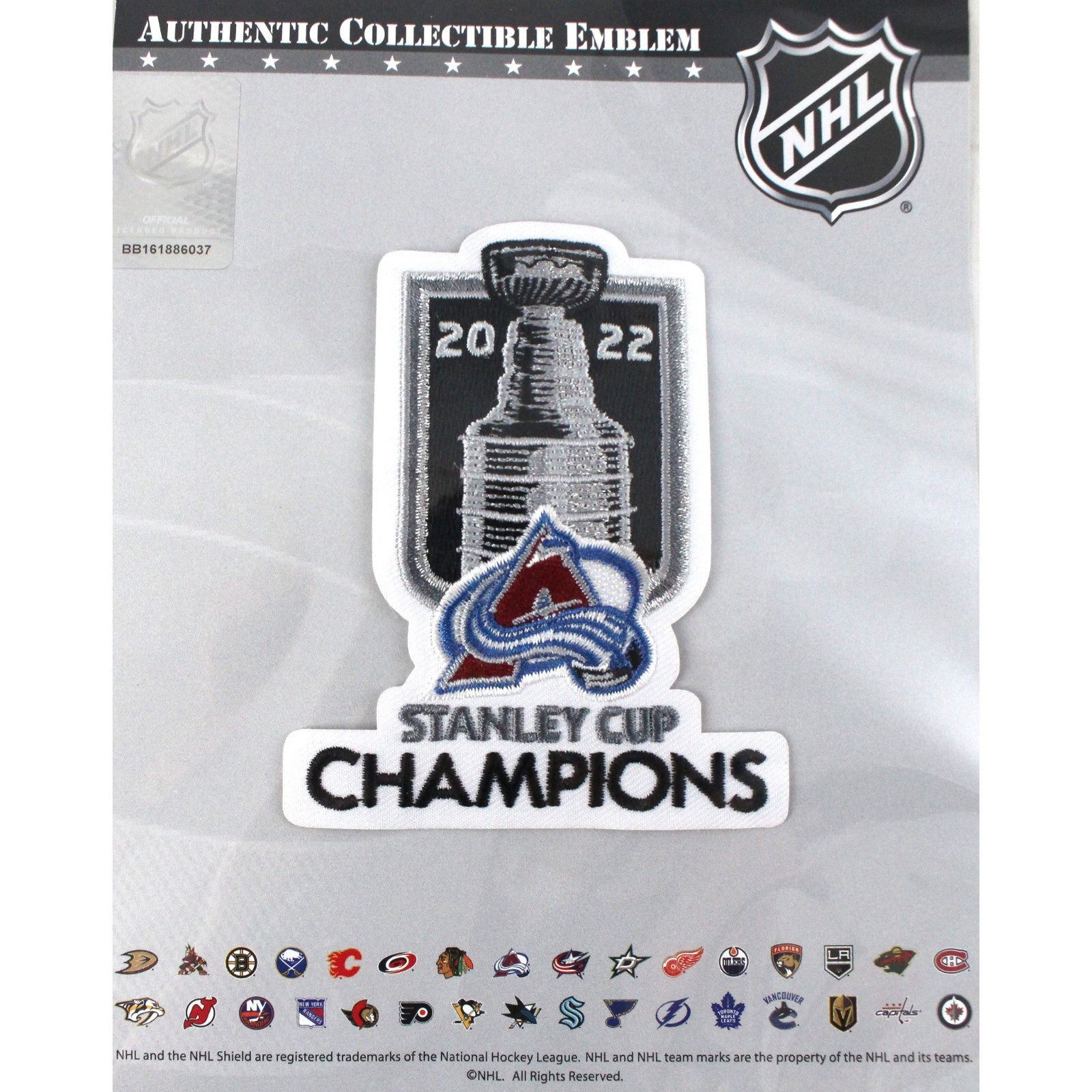 Colorado Avalanche 2022 Stanley Cup Patch NHL New 53283