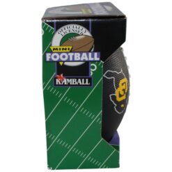 Colorado Buffaloes Rubber Kamball Black & Gold Logo Mini Football 55742