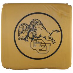Colorado Buffaloes Vintage Buffaloes Logo Gold and Black Seat Cushion 55667