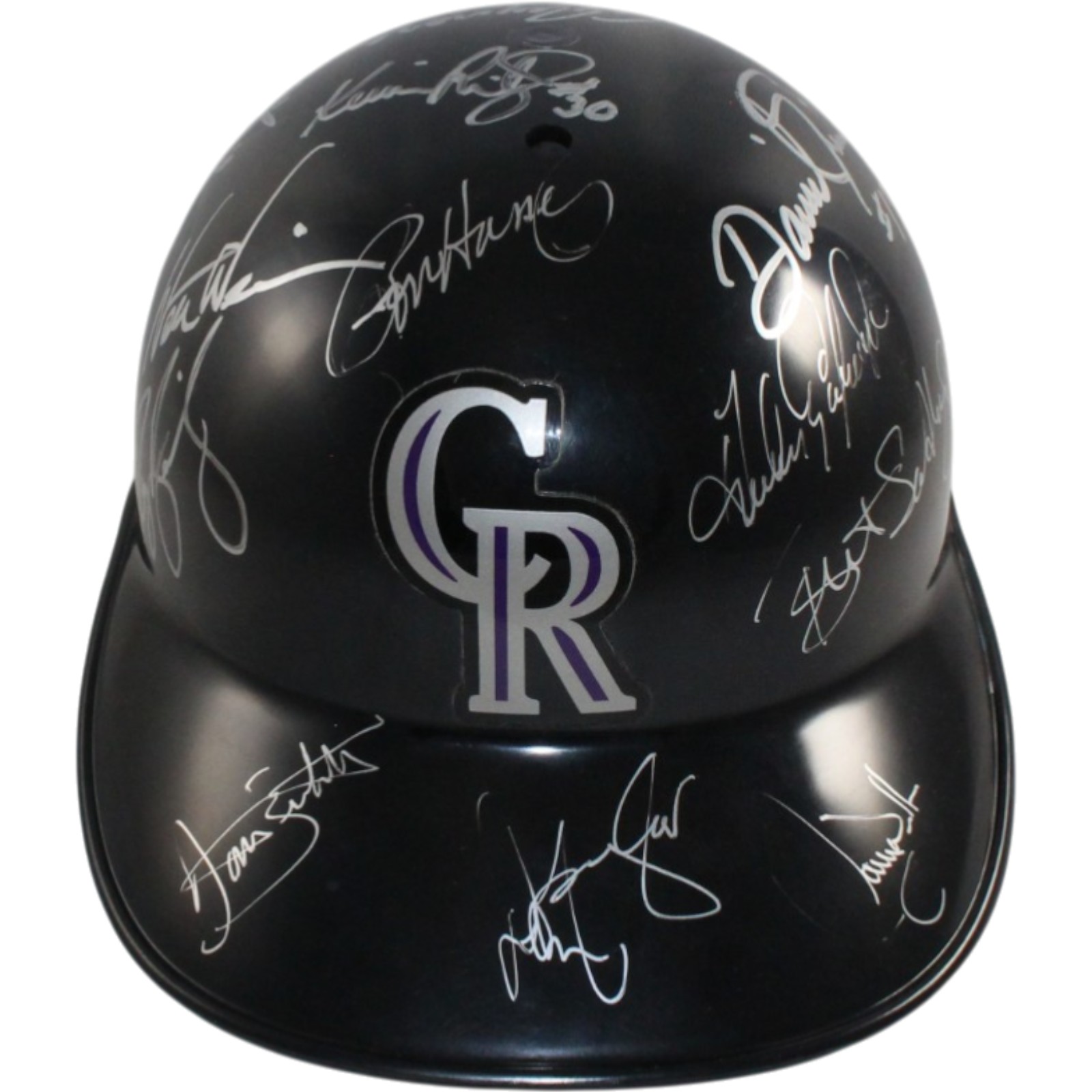 Walker Bichette Castilla +22 Signed Colorado Rockies 1995 Helmet Beckett 55420