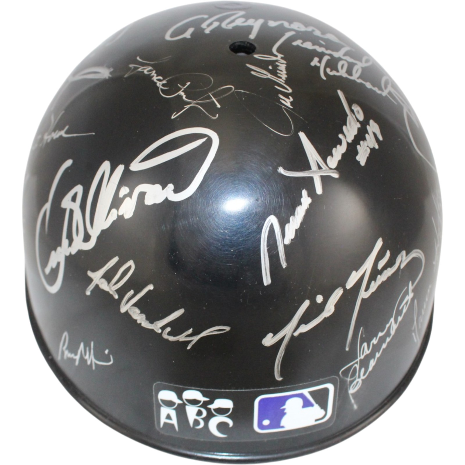 Walker Bichette Castilla +22 Signed Colorado Rockies 1995 Helmet Beckett 55420 10 Walker Bichette Castilla +22 Signed Colorado Rockies 1995 Helmet Beckett 55420